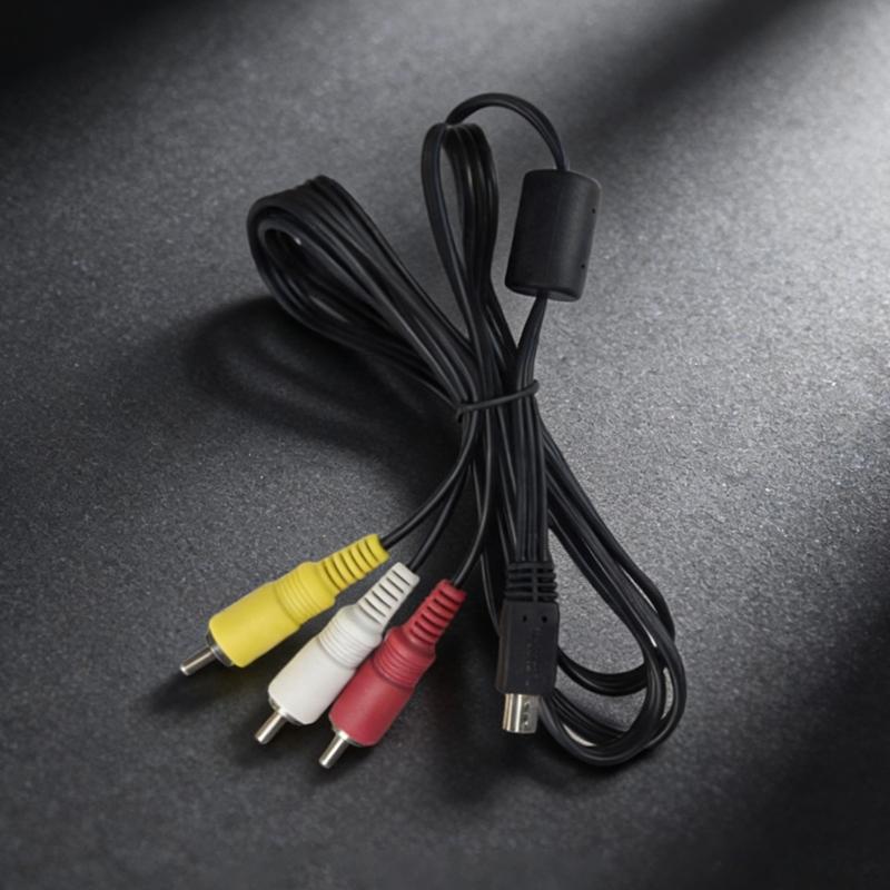 Видеокабель USB на 3 RCA длиной 1,2 метра для зеркальных камер для подключения к телевизору для AVC-DC400ST Улучшает отображение фото и видео