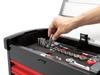 Ящик для инструментов Kyoto Machinery Tools, 3 яруса, 3 ящика, серебристый x красный x черный (КТК) ЭКР-103А
