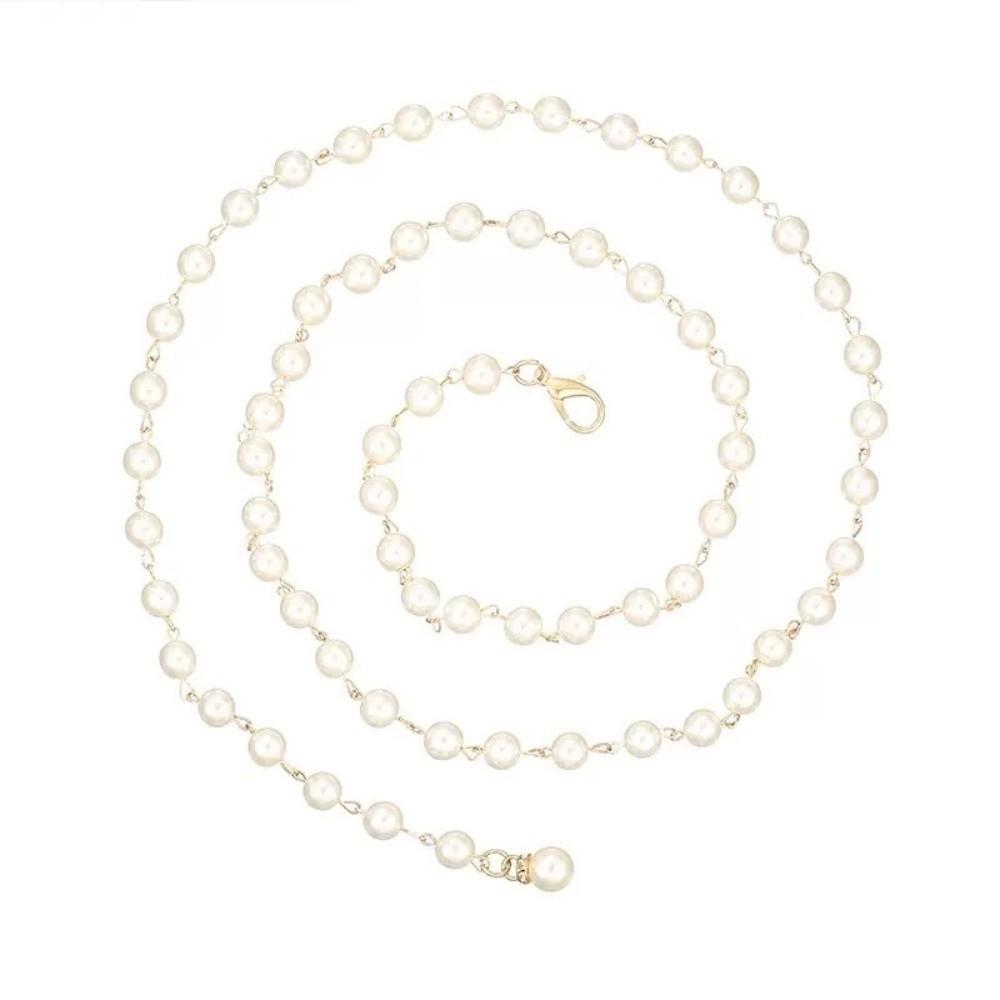 Adjustable Belly Chain Dress Accessory Hip Chain Fashion Pearl Waist Chains Birthday Gift