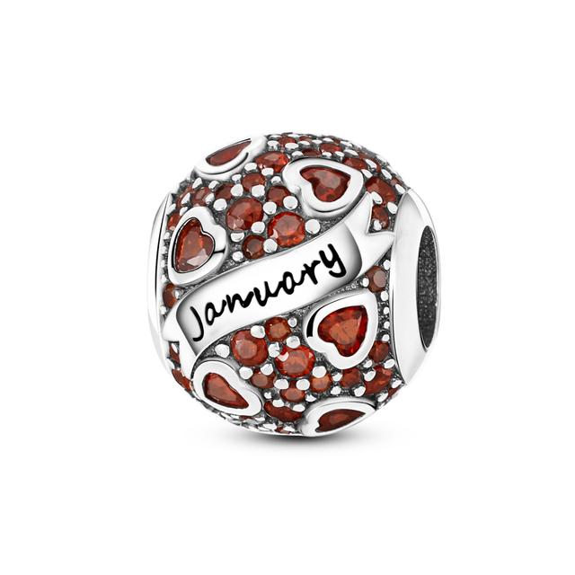Новый Стерлингового Серебра 925 Красочные Круглые Инкрустированные Цирконом Подвески Бусины Подвеска Подходит Браслет 925 Серебряных Ювелирных Изделий Подарок
