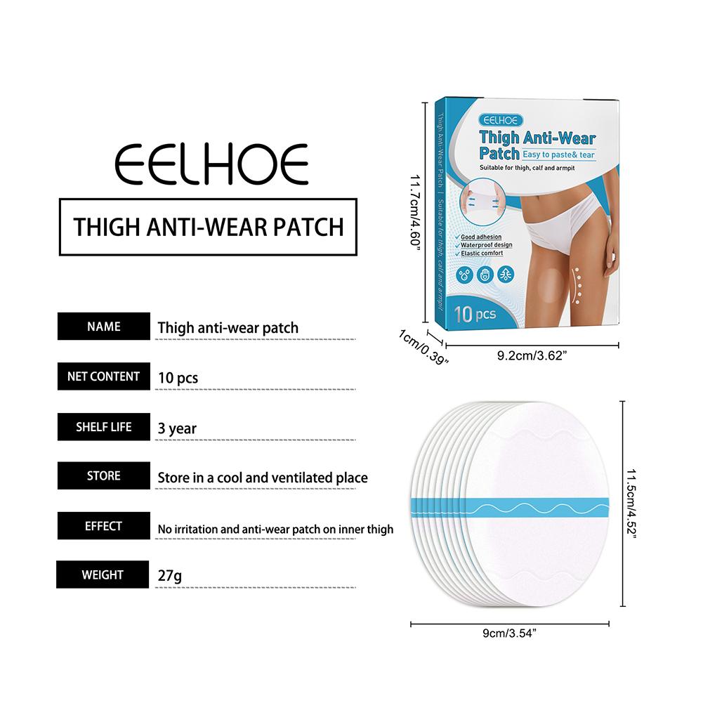 10 шт., наклейка против натирания, паста, внутренняя часть бедра, противоизносная заплата, антифрикционные подушечки на бедро, одноразовые самоклеящиеся невидимые накладки на бедро