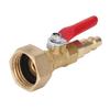 Brass Winterize Blowout Adapter 14in Male Quick Connector 34in Male GHT Thread Garden Irrigation
