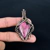 Rhodonite Jewelry, 999 Copper Wire Wrapped Pendant Handmade Gemstone Jewelry, Gifts For Wife Brand New Pendant