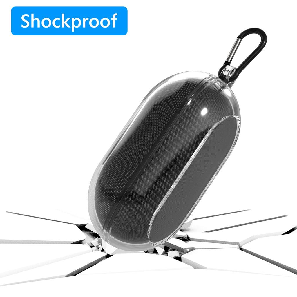 Geekria TPU Cover Compatibility Cover Compatible with Sony True Wireless Earbuds Charging Case Charging Case Cover Exterior Cover with Keychain