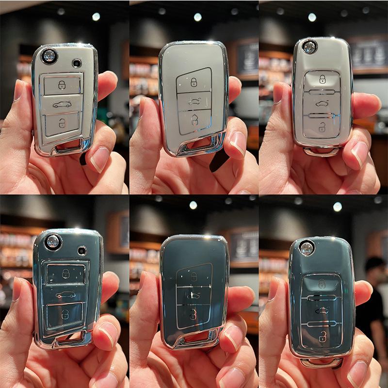 Чехол для ключа Volkswagen для Lavida, Sagitar, Tayron X, Golf, Lamando, Passat, Magotan, Tiguan L