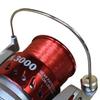 Безынерционная катушка Riseway Basic Spin 3000 с 4 лесками - 110 м, красная
