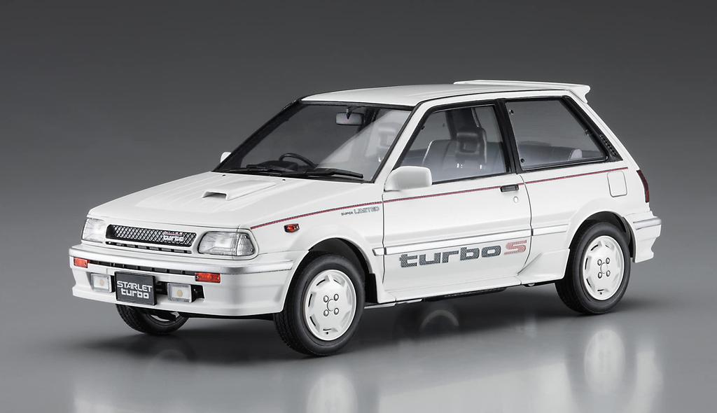 Hasegawa Toyota Starlet EP71 Turbo S Super Limited Пластиковая модель 20508 1/24 (3 двери) Среднесрочный