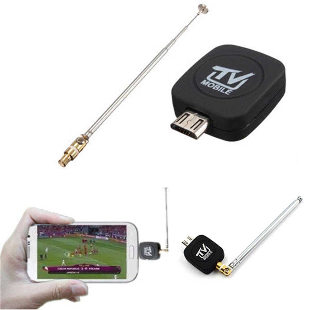 474 - 858 МГц DVB-T ТВ-приемник 75 Ом цифровой ТВ-антенный вход Micro USB 2.0 ТВ-тюнер для Android мобильного телефона планшета