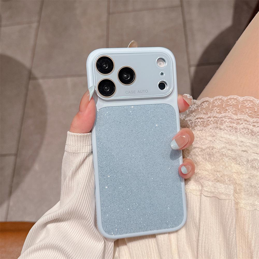 Чехол со блестками для iPhone 17 Pro с полноформатной защитной пленкой для камеры для Apple 16 Pro Max и 15