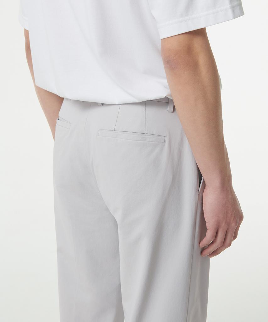 MUSINSA STANDARD Sportive Straight Slacks [Light Gray]