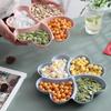 Европейская фруктовая тарелка в форме сердца для креативного домашнего декора - Разделенная конфетная тарелка