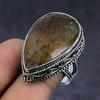Golden Rutile Gemstone 925 Sterling Silver Jewelry Ring Size 7