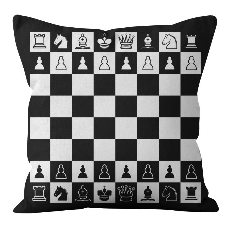 Скандинавский Минималистичный Стиль Черно-Белая Абстрактная Геометрическая Наволочка Домашняя Гостиная Диванная Подушка Наволочка