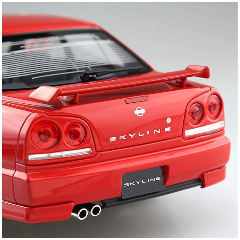 AOSHIMA The Model Car Series Nissan ER34 Skyline Turbo 1998 Plastic Model 1/24 No.98 25GT-X