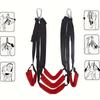 1 шт. БДСМ секс качели красные качели с пятью ремнями секс игрушки для мужчин и женщин, Sm комплект бондаж раздельные ремни для ног