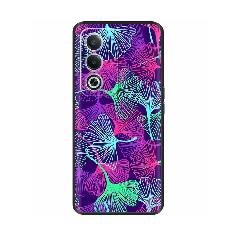 Чехол для телефона OPPO K12X 5G 6.67" CPH2667 Защитный Роскошный Мягкий Черный Силиконовый Ударопрочный Корпус Расписная Задняя Крышка Funda Coque