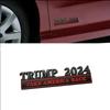 1Pc Car Stickers Trump 2025 Take America Back Car Body Emblem Badge Decor Decal Universal Auto Exterior Styling Accessories