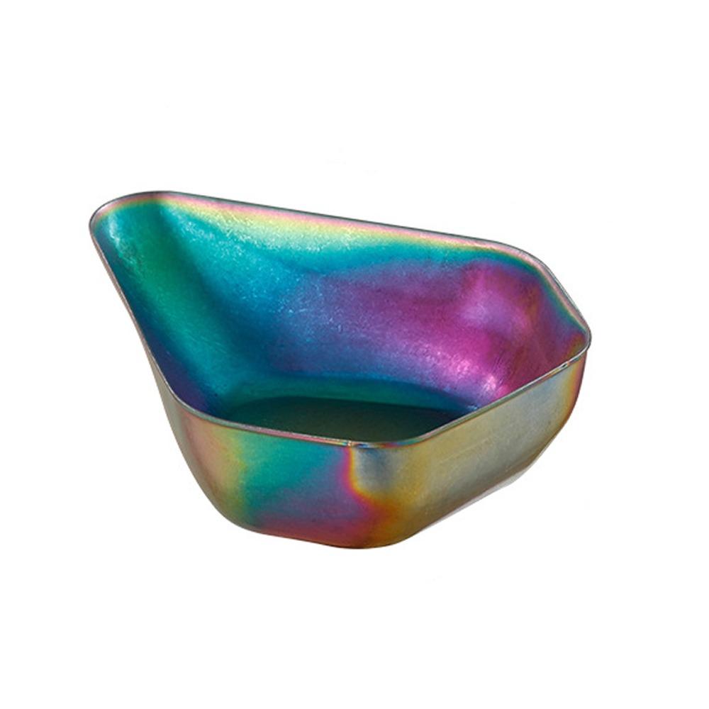 Stainless Steel Coffee Bean Dosing Cup Retro Wear-resistant Coffee Bean Scoop Smooth Surface Stackable Bean Weighing Tray
