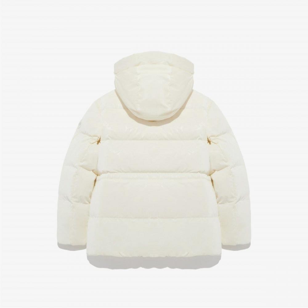 The North Face Детская Девочки Новинка Блестящая RDS Пуховик Кремовый