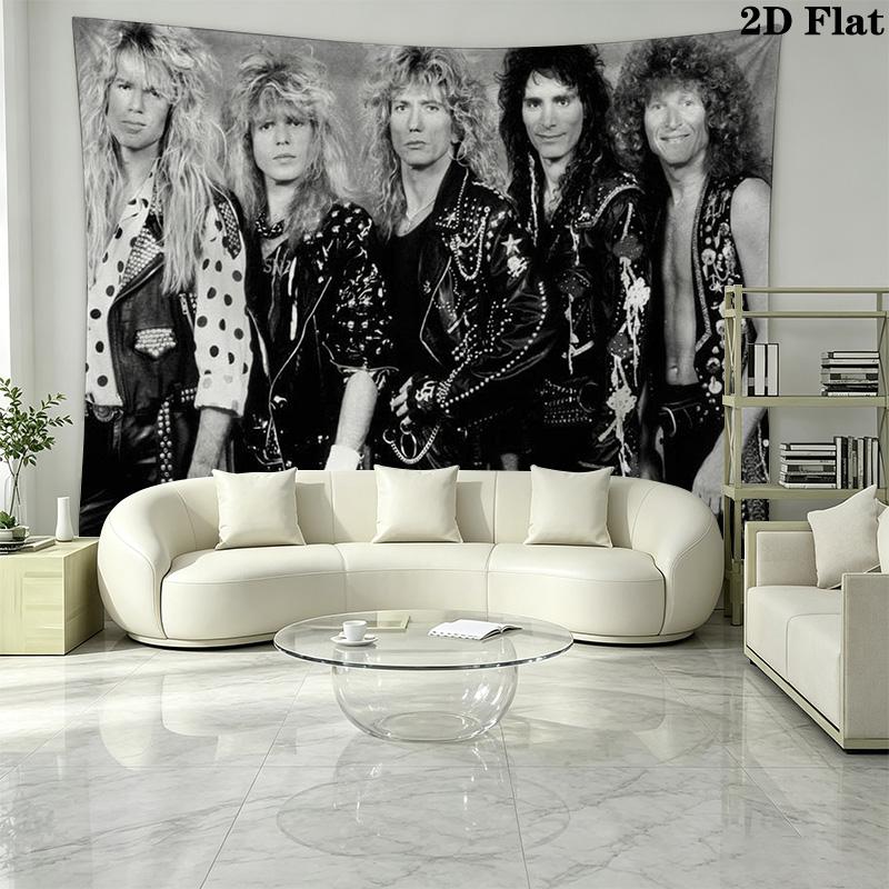 WHITESNAKE Настенный Гобелен Эстетичное Настенное Полотно Печатная Тканевая Покрывало Декоративные Гобелены для Спальни Гостиной Домашний Декор