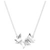 Swarovski Лилия Бабочка Узор Элегантное Сияющее Ожерелье Женское ожерелье 5662181