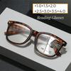 Fashion Retro Blue Light Blocking Multifocal Glasses Men Women Oversized Near Far Dual-use Reading Glasses Male Vintage Large Eyeglasses