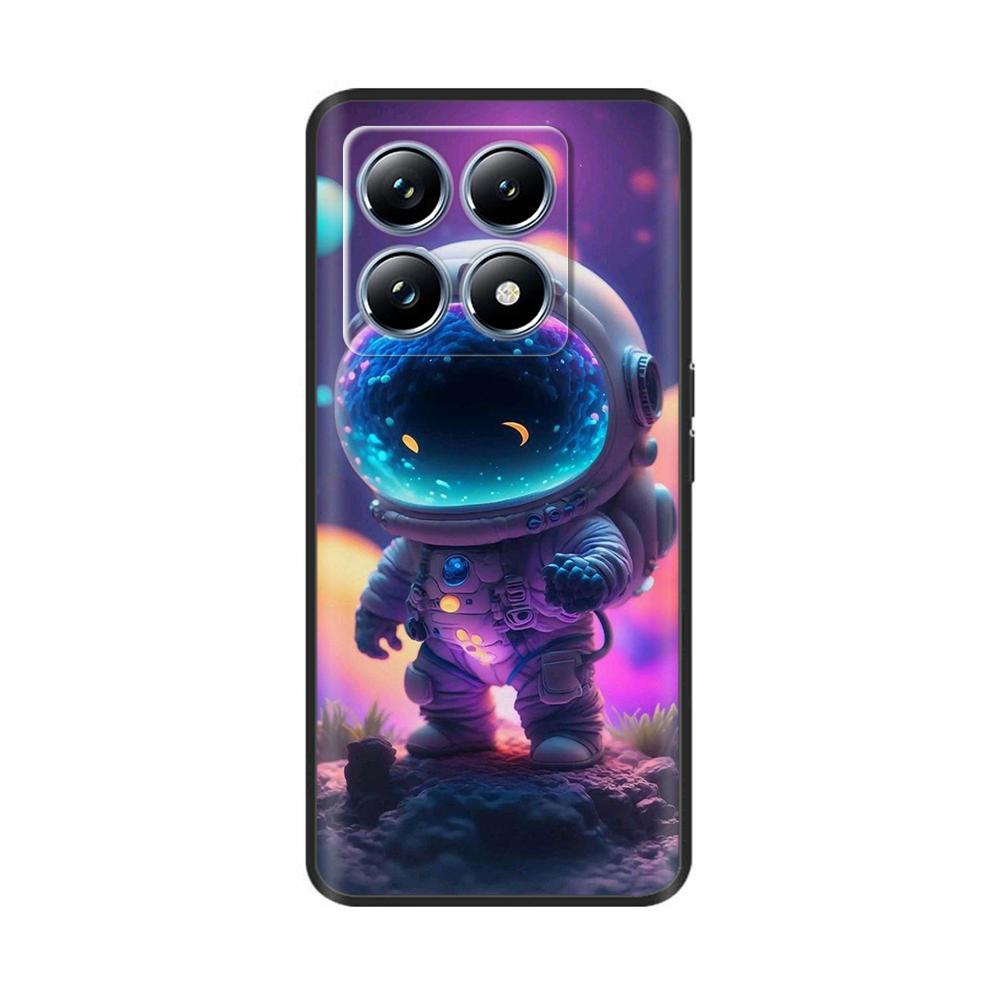Для Xiaomi Mi 14T Pro Чехол Мягкий Жидкий Силикон Защита Задняя Крышка для Xiaomi 14T Pro Mi14T 5G Чехлы Расписные Мультяшные Фундас