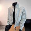 Bomber Shoulder Bomber Jacket Men's Autumn New American Three-proof Stand-up Collar Short Jacket Tooling Jacket