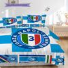 SSC Napoli Комплект постельного белья с узором Одеяло Пододеяльник Наволочка Домашний Декор Подарок на День Рождения (1 пододеяльник + 2 наволочки, без наполнителя)