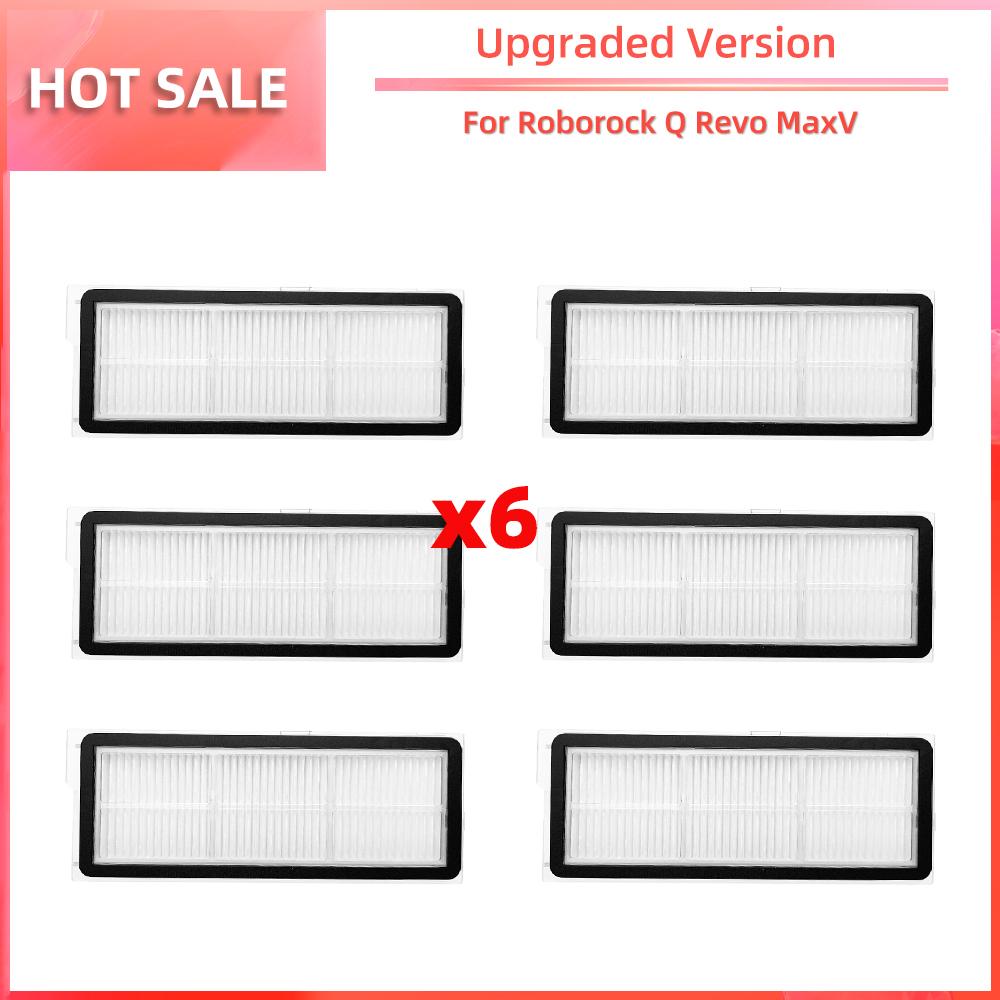 Совместимость с роботом-пылесосом Roborock Q Revo MaxV Основная боковая щетка Фильтр HEPA Швабра Запасные части для пылесборника Аксессуары