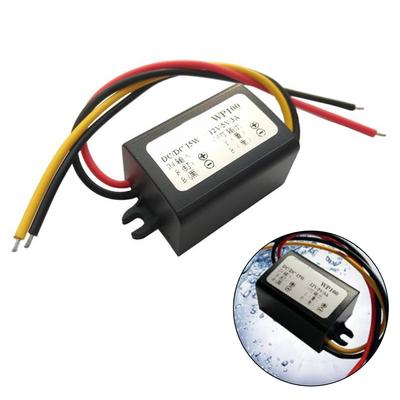 1PCS DC to DC преобразователь 12V to 5V 3A/15W Автомобильный блок питания