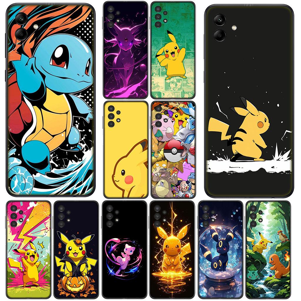 Чехол-кейс Mew P-Pikachus P-Pokemons GO для Apple iPhone 16 15 14 11 Pro Max 7 8 Plus SE2 SE3 SE 2022 2020