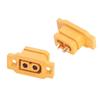5pcs Yellow XT60E Male Plug Mountable XT60E Female Plug New XT60E Connector