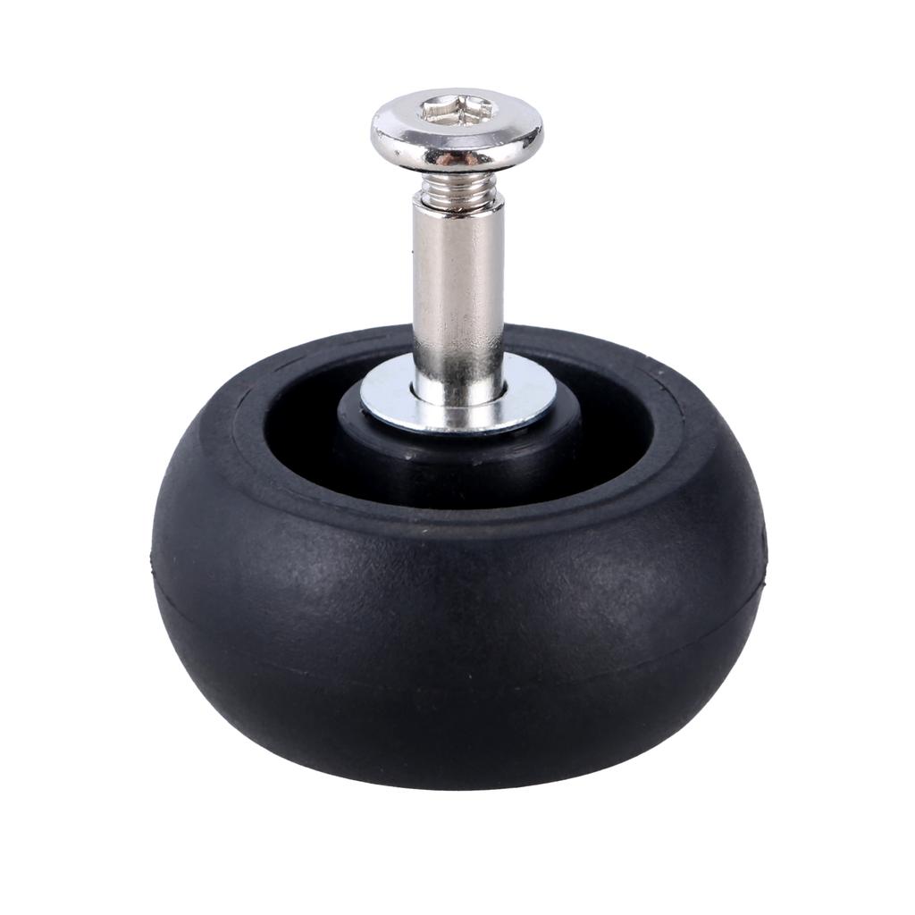 Набор из 4 сменных колес для дорожного багажа, чемодана, 40x18 мм, пластиковые роликовые колеса, ремонтные комплекты, сменные колеса для полки