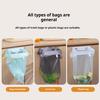 Yousheng 2Pcs Foldable Trash Bag Holder Large Opening Design Snap Fastening Space Saving Foldable Garbage Rack