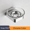 Metal Bathroom Series European Modern Towel Ring Toilet Paper Holder Cup Holder Robe Hook Bathroom Hardware FM-5700