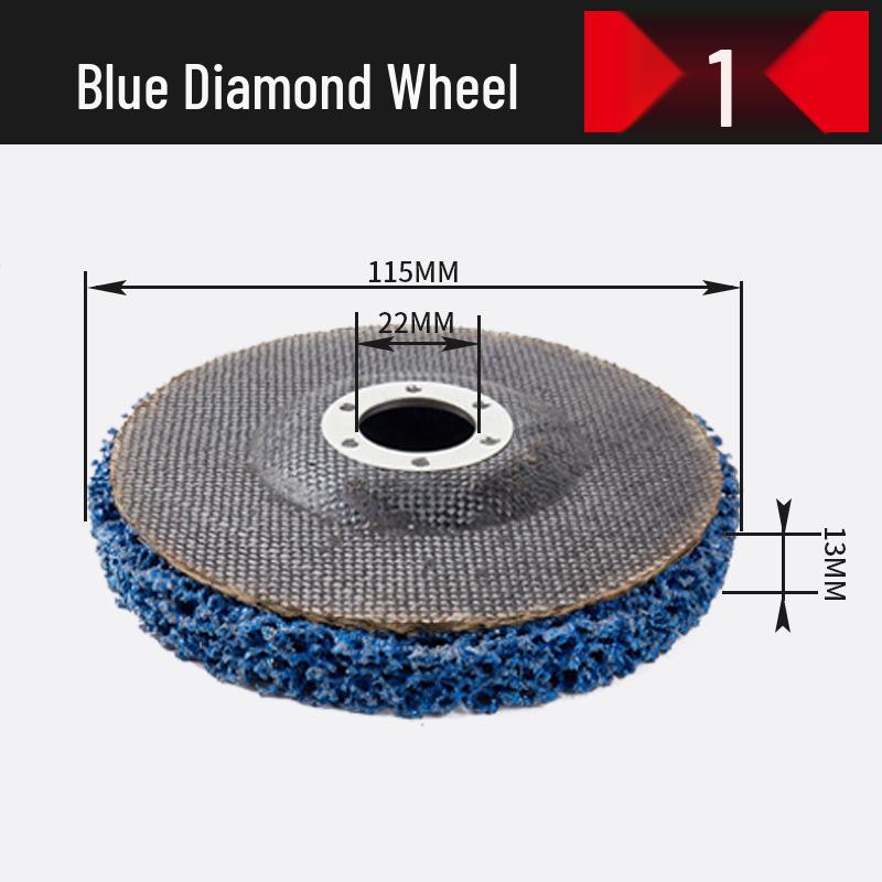 Шлифовальный диск Mansha Rui Black King Kong для металла, удаления ржавчины и краски, синий, орхидеевый, фиолетовый