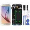 Дропшиппинг Оригинальный Super AMOLED LCD Экран для Samsung Galaxy S6 SM-G920F Сенсорный Экран Полная Сборка с Рамкой