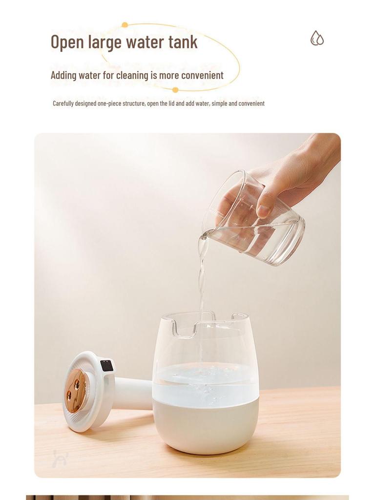 Бесшумный увлажнитель воздуха для спальни: Безопасно для детей и беременных женщин, большой выход пара, небольшая очистительная машина для кондиционируемых помещений