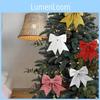 Beautiful Christmas Tree Bow Hangings With Plush Pearl Cotton For Holiday Cheer