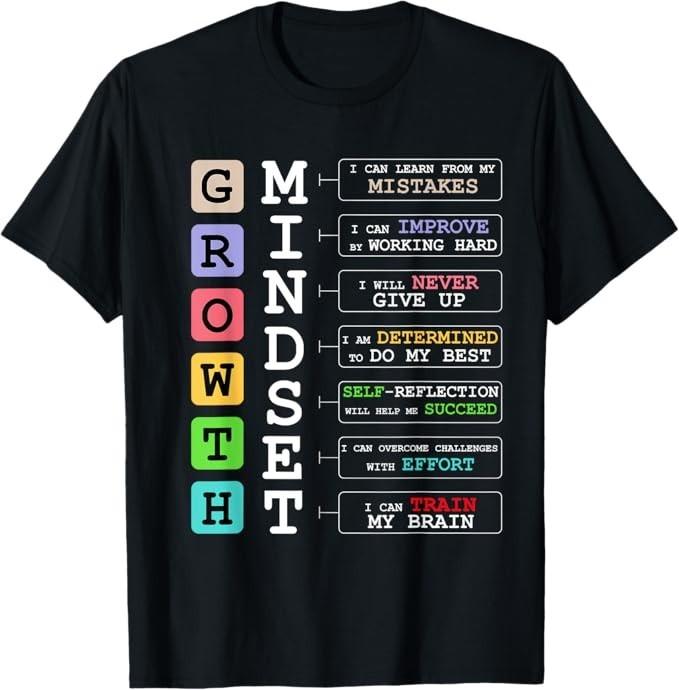 Футболка с установкой на рост Позитивная школьная классная комната Подарок учителю Футболка