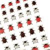 54 stickers puffies Coccinelles