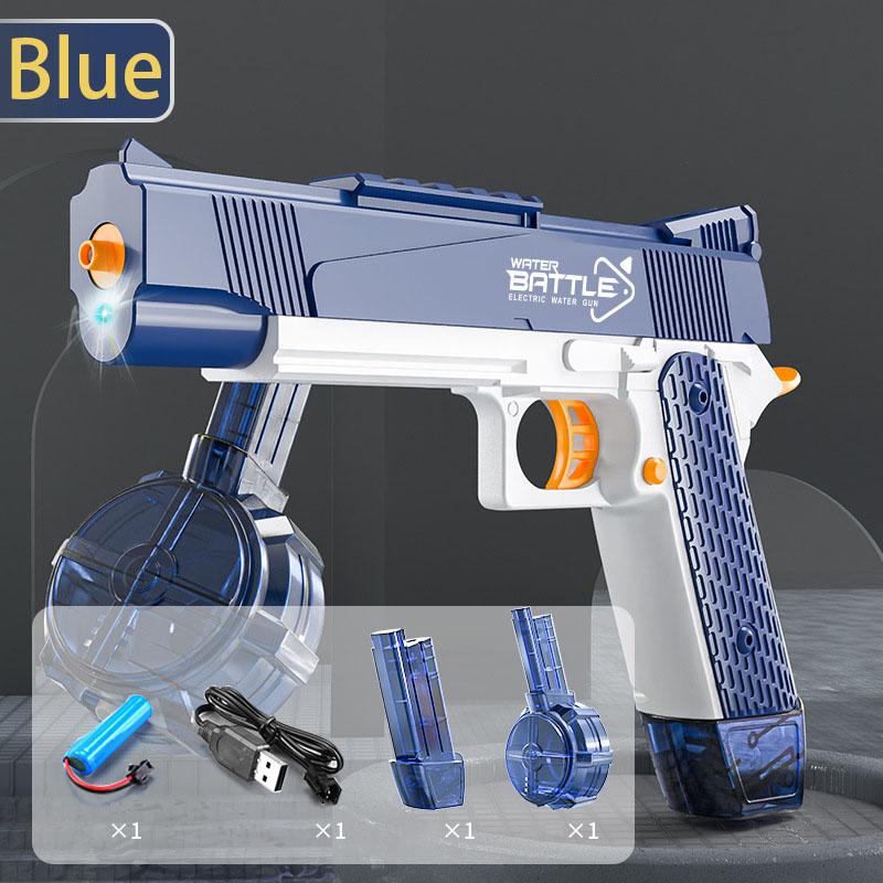 M1911 Electric Water Guns Pistol Plaything Squirt Pool Beach Shooting Games Outdoor Playthings Blaster ideal for Children Adult