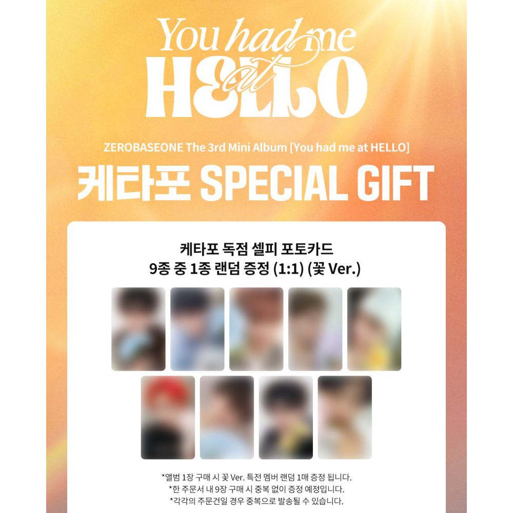 ZEROBASEONE You Had Me At HELLO (Incl. POB)