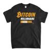 Bitcoin BTC Криптовалюта Altcoin HODL Черная футболка UPC259 Унисекс футболка