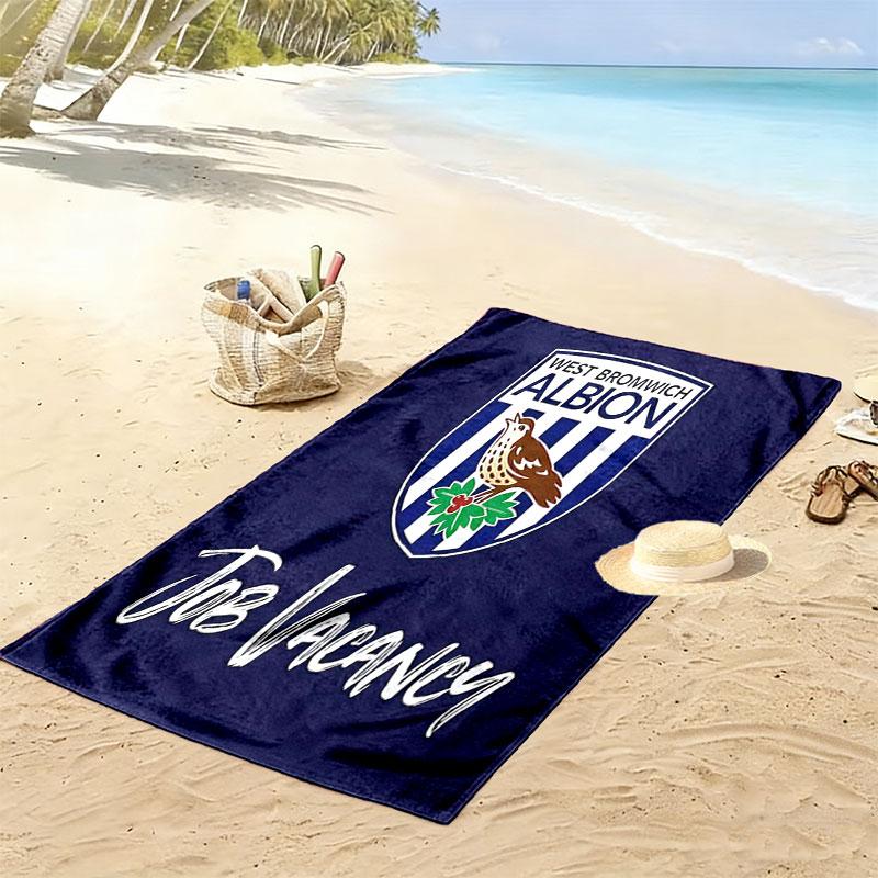 West Bromwich Albion Beach Towel, Large Soft Quick Dry Towel for Beach Camping Swimming