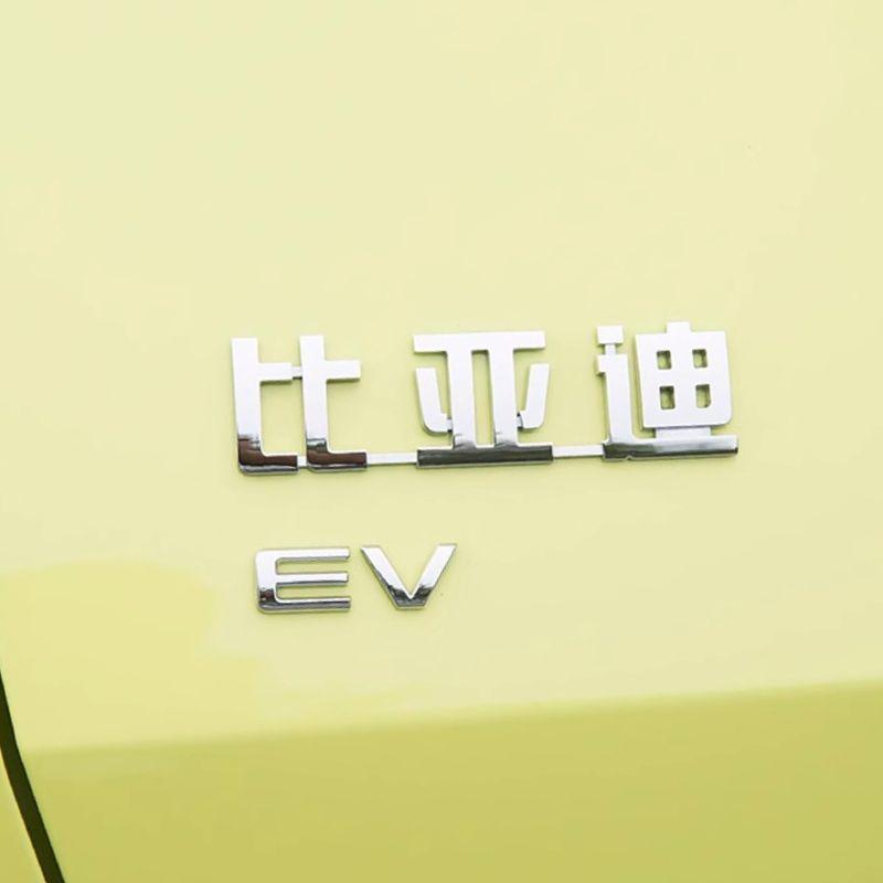 BYD Seagull оригинальная задняя наклейка с китайским иероглифом EV багажник английские буквы черненые Модифицированное украшение Черный Воин