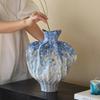 Керамическая ваза Ручная работа Фарфоровая ваза Неправильная Граффити Ваза для тюльпанов Аксессуары для цветочной композиции Домашнее украшение