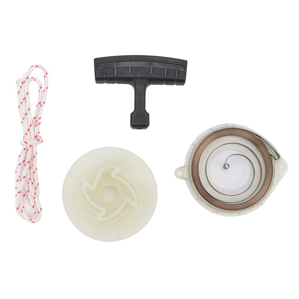 Starter Pulley Replacement Pull Start Pulley Spring Grip Rope Kit for Husqvarna 445e 450 455 460