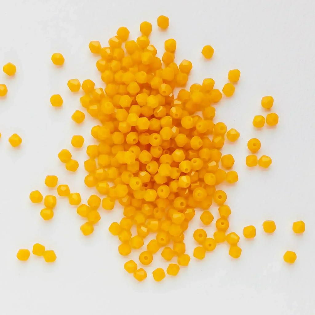 100 шт 4 мм стеклянные бусины в форме биконуса граненые хрустальные бусины для изготовления ювелирных изделий своими руками браслет ожерелье серьги бисер